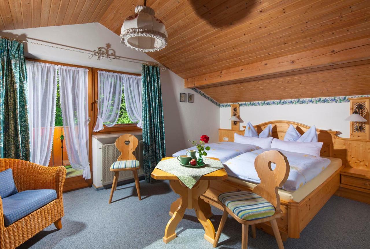 Pension Waldklause, Doppelzimmer Mit Balkon, Dusche, Wc Konigssee Exterior photo